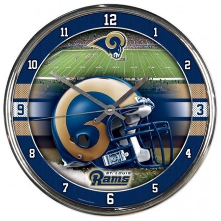 WINCRAFT Wincraft 2791012 Clock - 12 in. Round - St Louis Rams 2791012